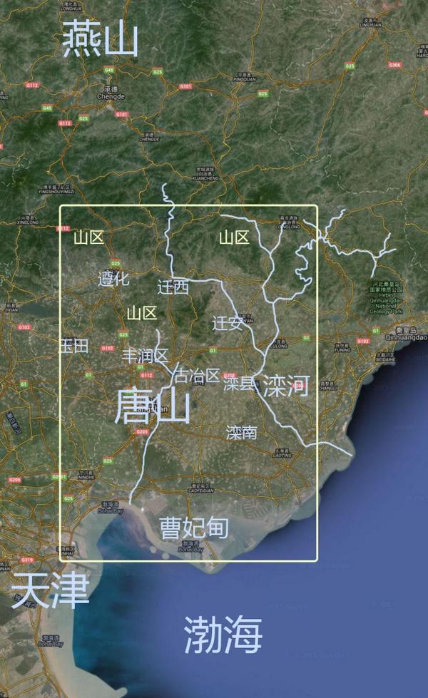 唐山地区除唐山市外又有众多其他板块,大致可分为临海带,东部沿滦河