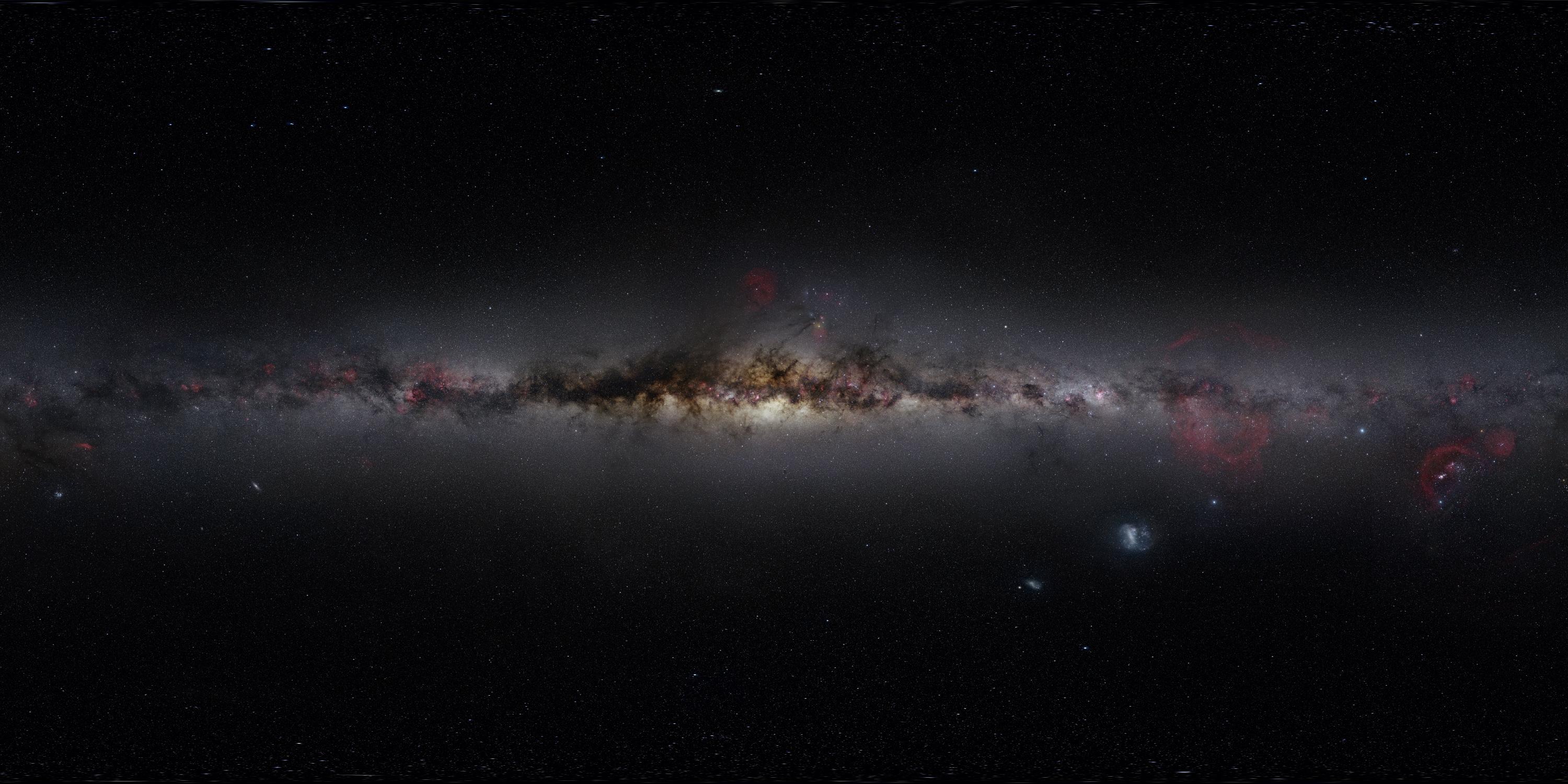 nasa银河系全景图超浓缩版本,高清版本要24.6gb.   显嗜部
