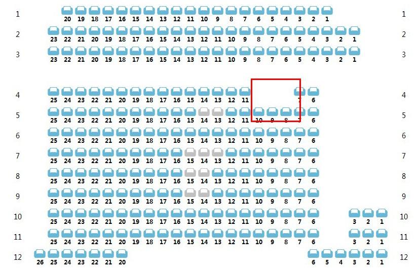 电影院看电影的最佳位置是哪几个座位?