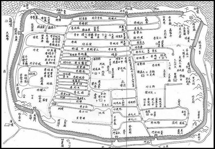 附图:老温州城地图图片