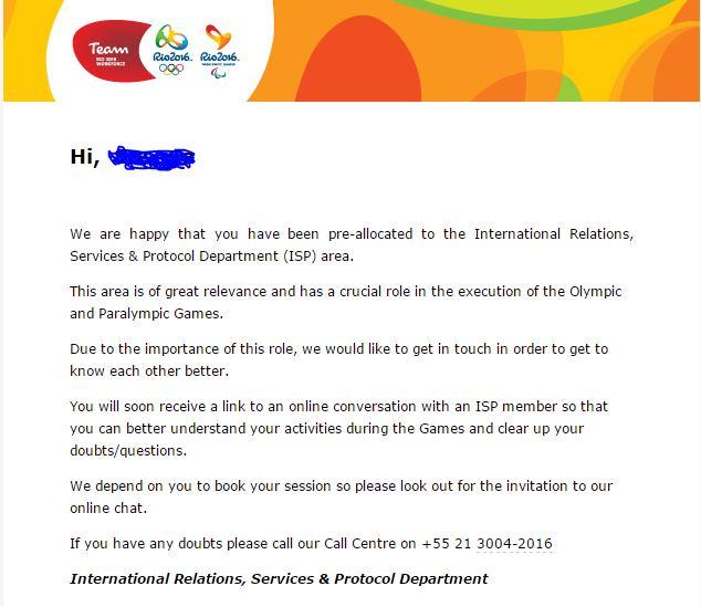 参加里约奥运会志愿者群面是怎样的体验? - 匿