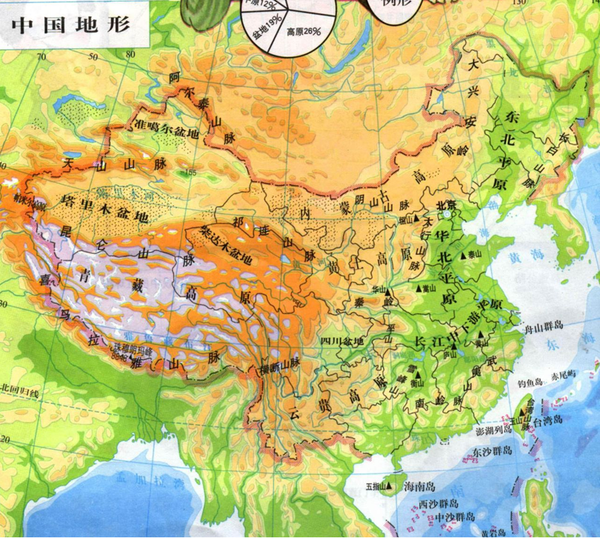 世界太阳辐射量 中国东部和四川盆地为什么最弱?