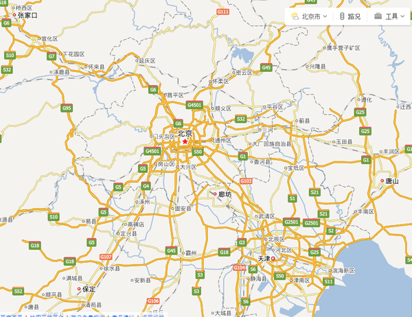 再看看北京和天津周边的城市 廊坊,张家口,承德,保定,沧州,唐山