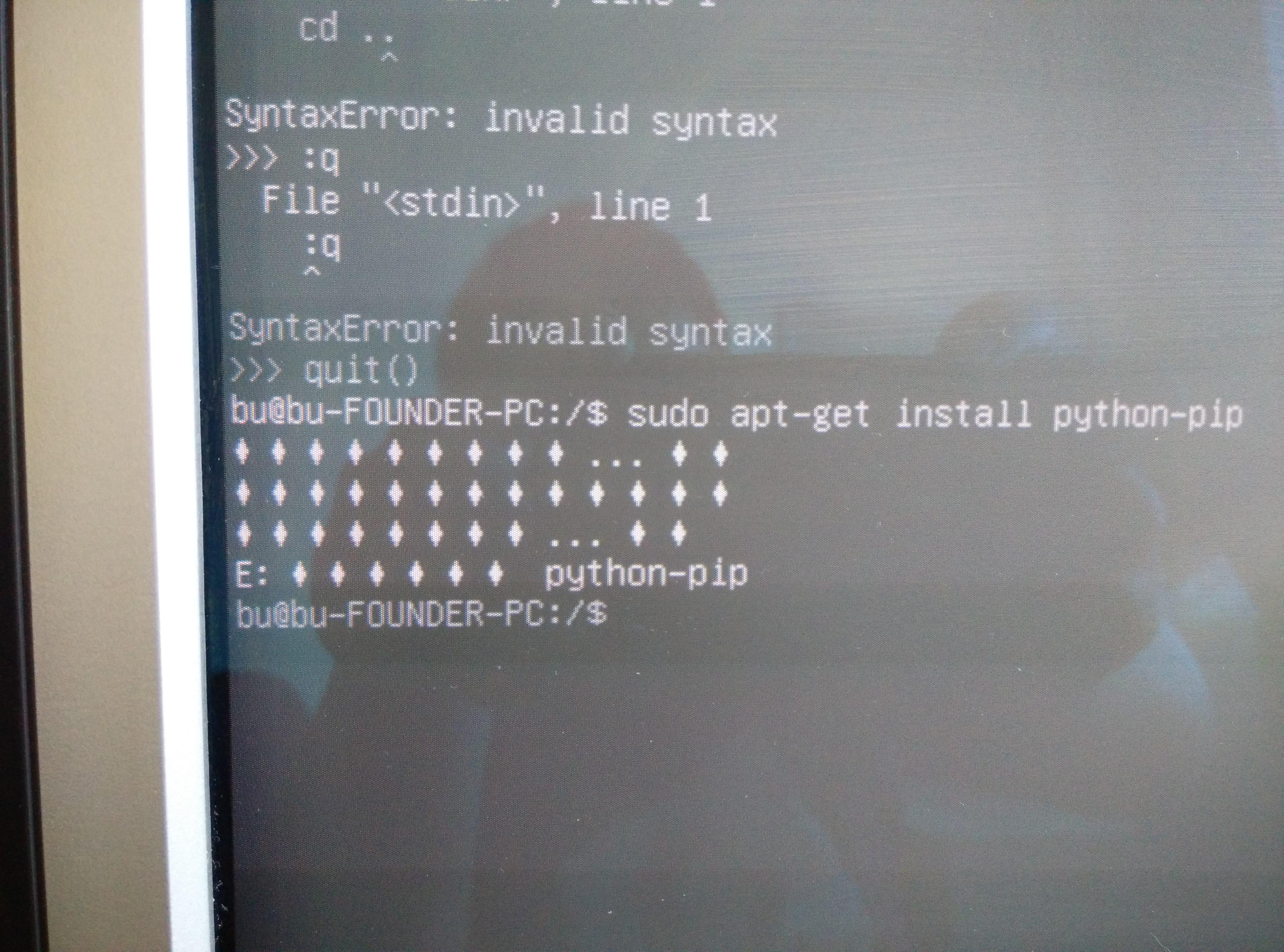 ubuntu下安装pip为什么提示乱码? - Linux - 知乎