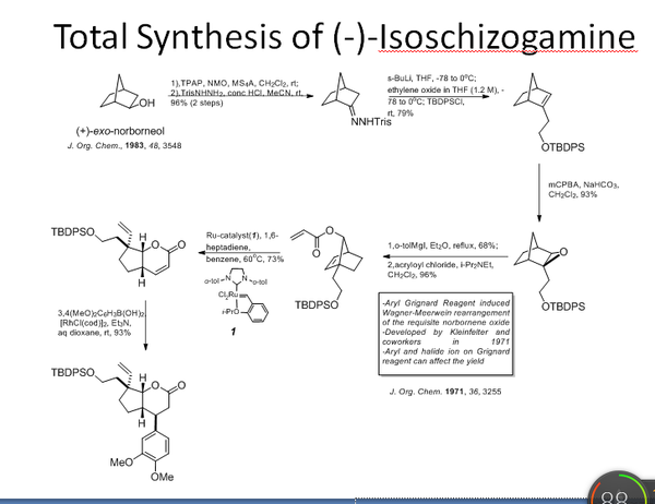 重排确实是非常powerful的策略,列举福山的isoschizogamine全合成为例