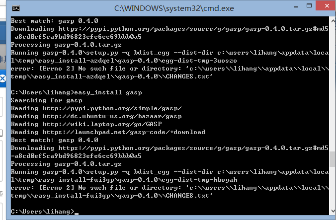 Python2.7 easy_installl 安装packages 失败? - P