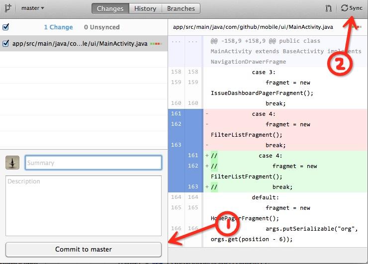 GitHub客户端对应的git add操作在哪里?貌似我