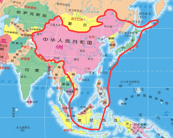 如果中国的领海都变为陆地会出现什么情况?