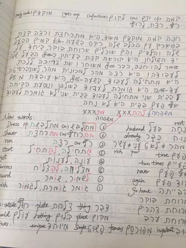我在以色列留学,跟一群海外犹太人学习希伯来语也挺有意思的