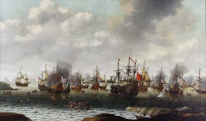 1667年,第二次英荷战争,英军战败