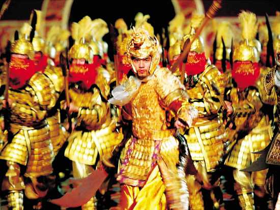 金甲叛军,张艺谋导演很擅长大场面的制作.
