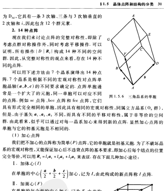 七大晶系划分标准有一点疑问.为什么七大晶系的"逻辑和"不为1?