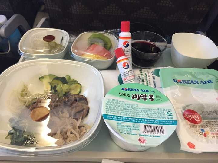 如何评价大韩航空的飞机餐?