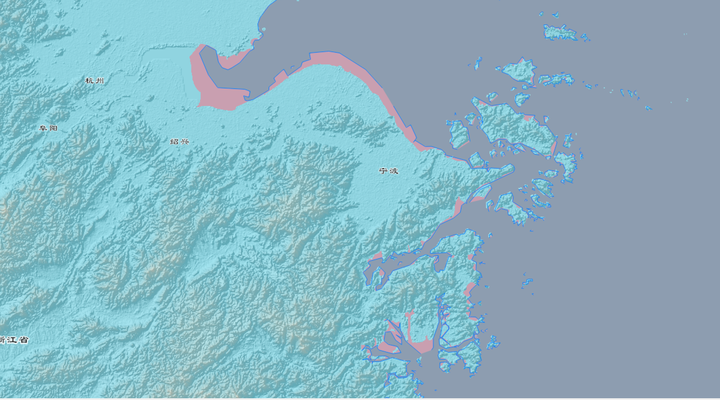 如果把低于海平面的地方变成湖畔,地图是什么样的?