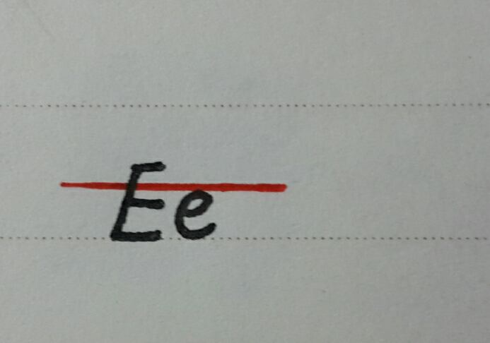 字母e