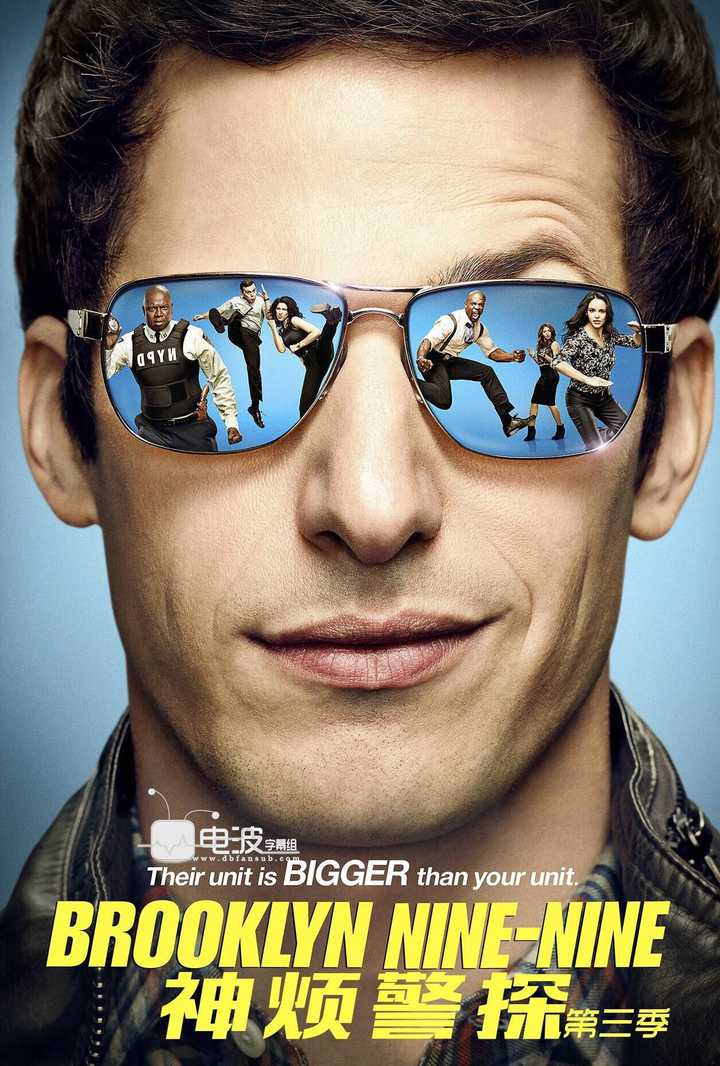 神烦警探 brooklyn nine nine 美剧 讲的是警局的故事 三表哥萌飞了