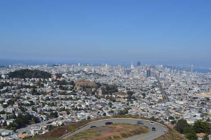 旧金山的全景图