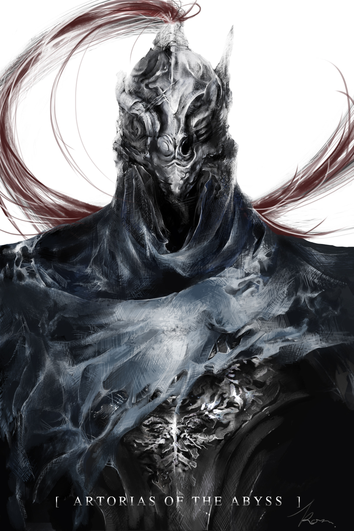 【darksouls】「artorias of the abyss」イラスト/kon. [pixiv]