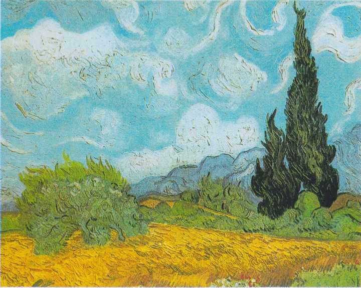 vincent van gogh wheat field with cypresses 1889 national