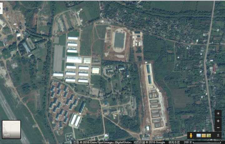 军事基地卫星图片