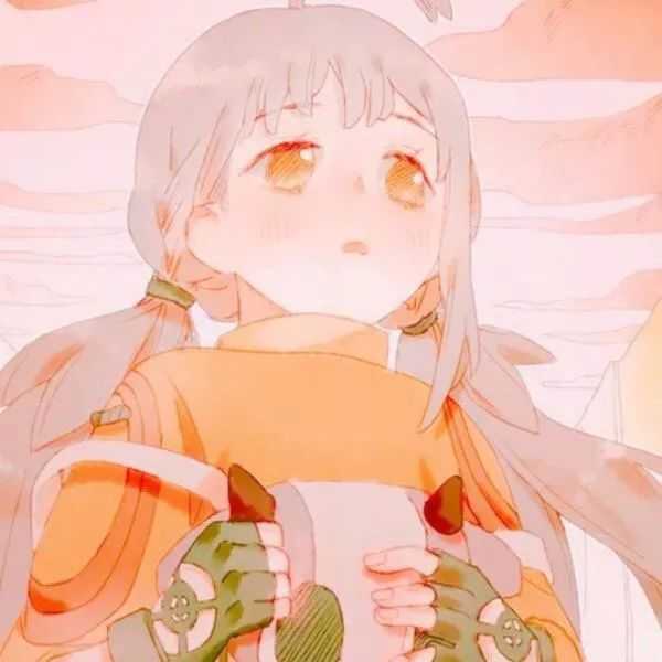 各位大神,有没有好看的橙色女生头像!