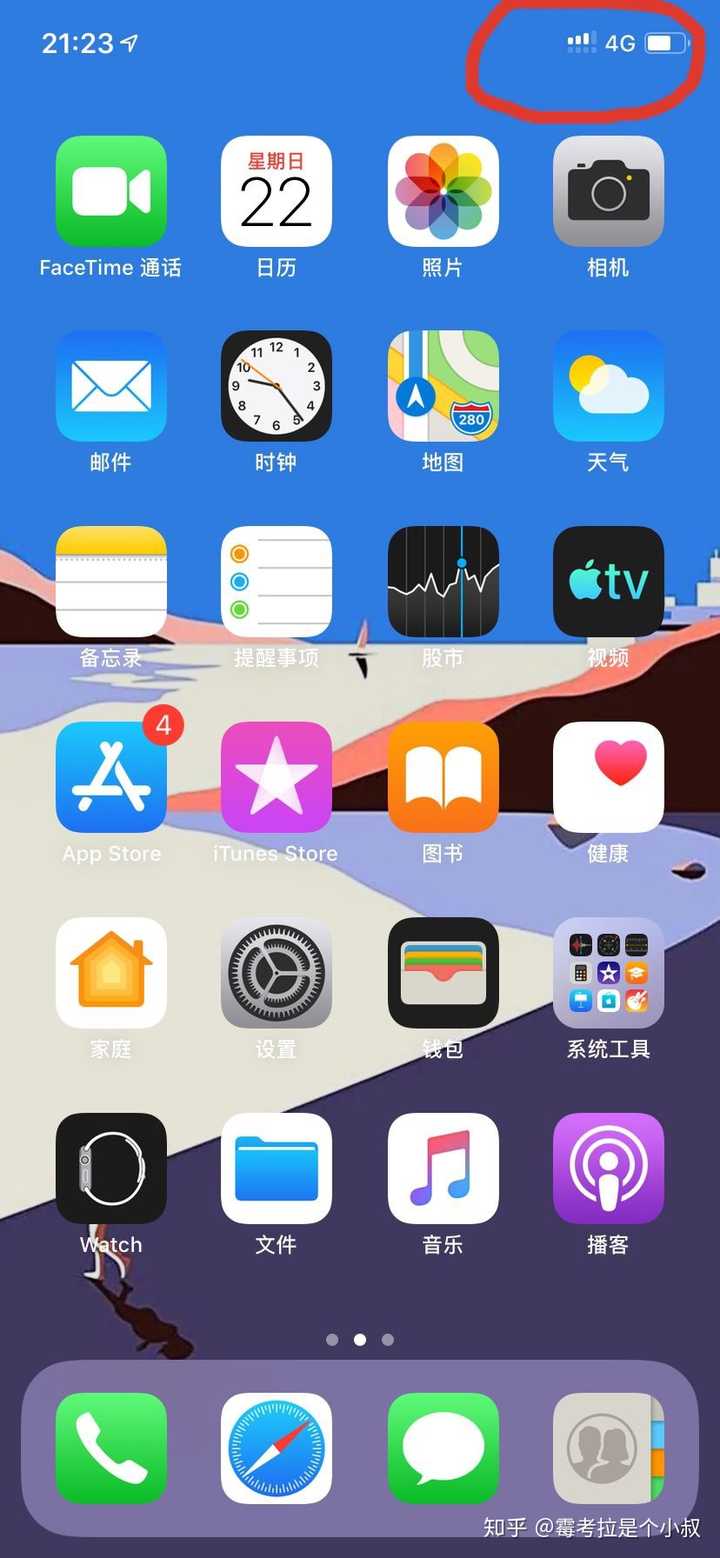 为什么我的iphonexr右上角信号格只显示在用的那张卡的信号格数?