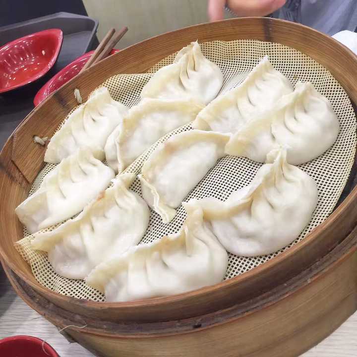 这是我们的一笼蒸饺