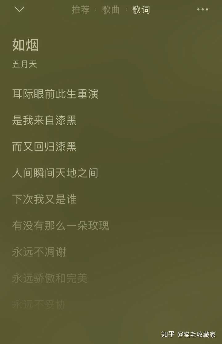生命将要消逝时回顾往昔的种种不舍和悔恨 全篇没有一句重复歌词 3