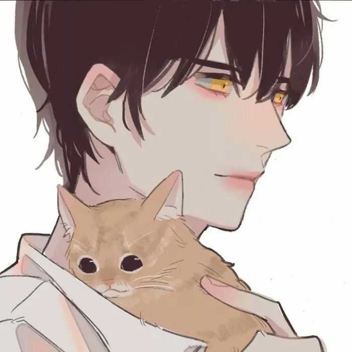 求男生看着女生的情头(真人漫画都行)?