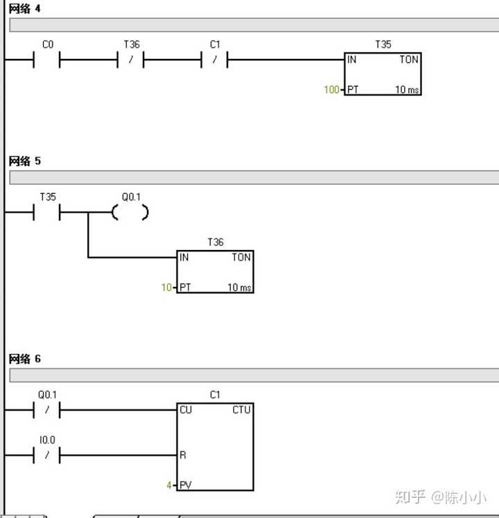 为什么我设计的plc梯形图的计数器第二次不计数了?