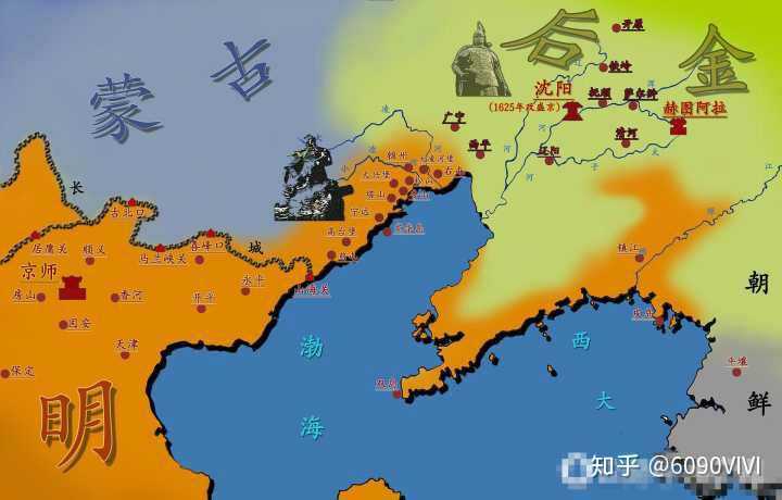 首先是女真部落内部矛盾:女真族分为建州女真(努尔哈赤为首),海西