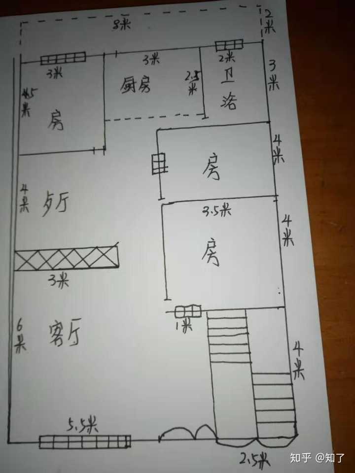 4m×见深17m长条形前后采光户型怎么设计?