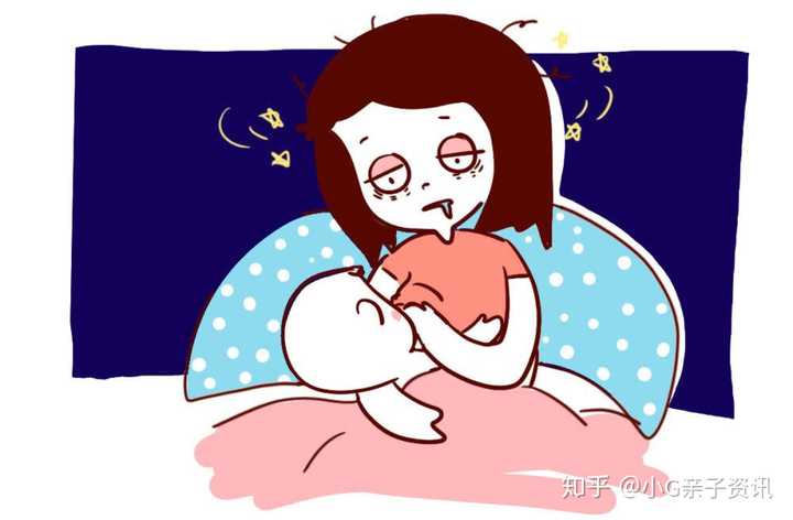 在保证宝宝不饿的前提下,当她半夜醒来要奶的时候,妈妈可以先做上面