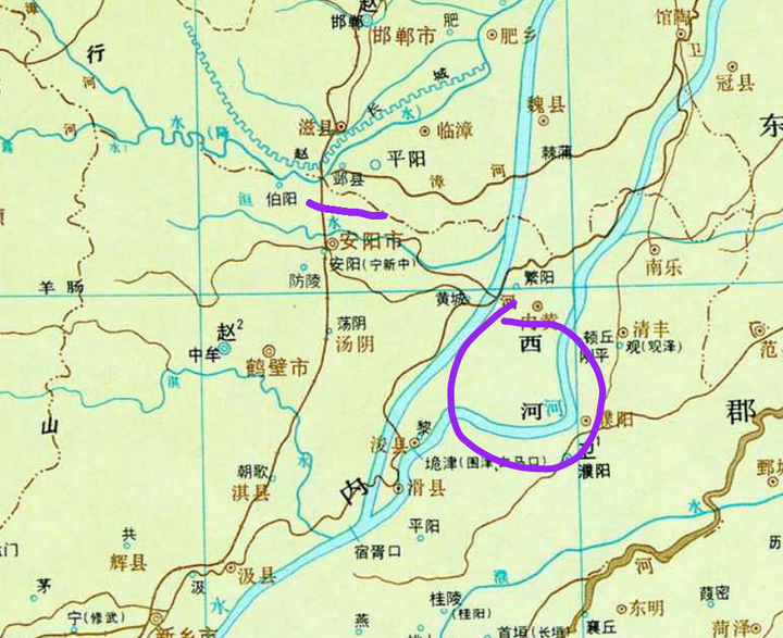 为什么汉时的魏郡在邺城一带而非开封或河东?