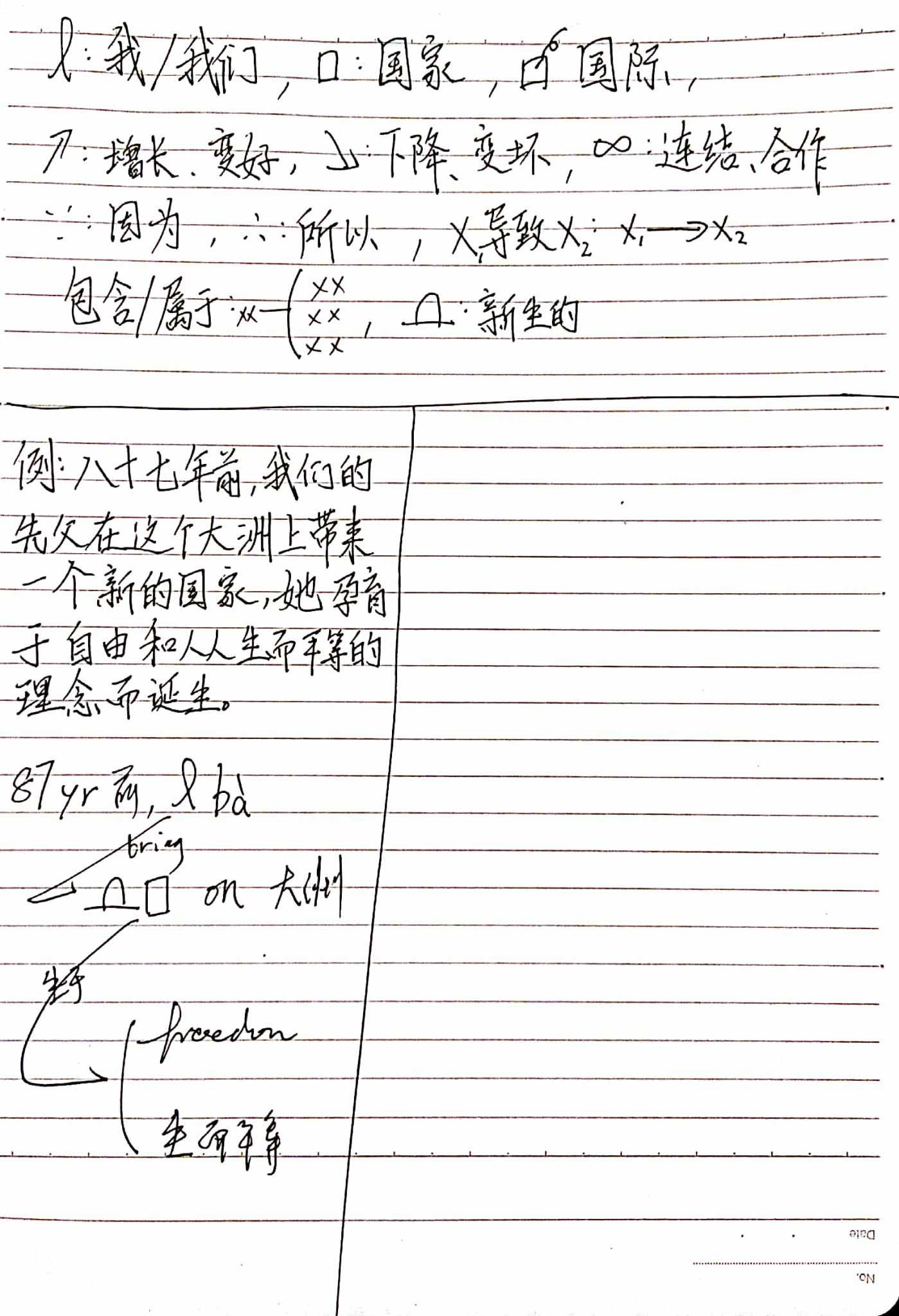 口译笔记法.