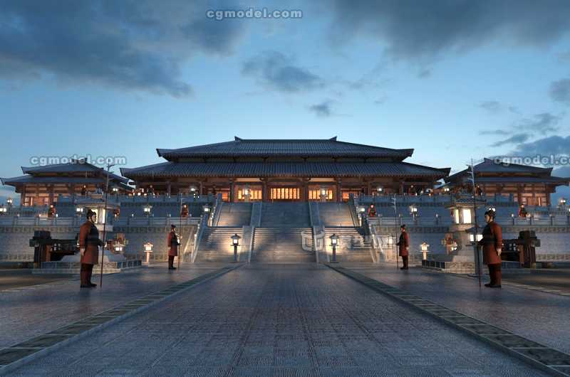 这个陌生人潜入的地方,叫做 建章宫.