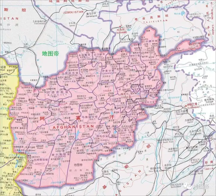 阿富汗东北部直通中国的狭长领土是什么地方?