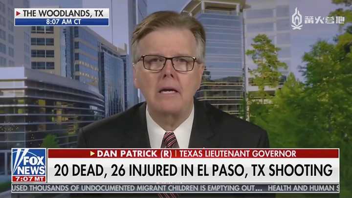 得克萨斯州副州长 dan patrick 在电视节目中指责电子游戏