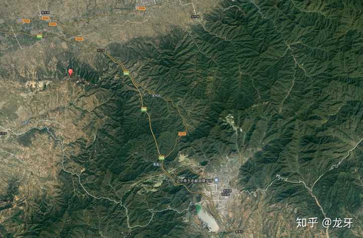 再比如,这里是山西绛县的 中条山
