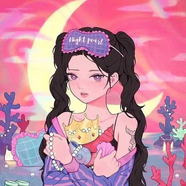 有哪些闪闪亮亮,少女又酷飒的女生头像闺蜜头像?
