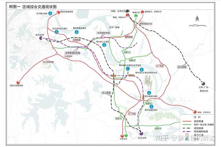 规划的高速还有武阳高速, 鄂咸高速,机场高速.相关的省道国道就不一