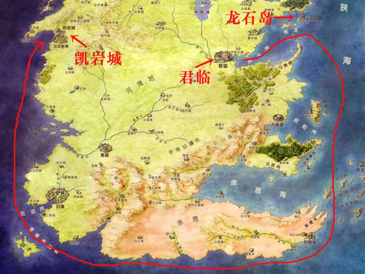 权力的游戏地图图片