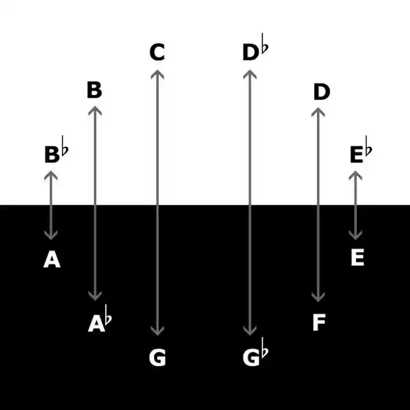 什么是「负面和声」(negative harmony)?