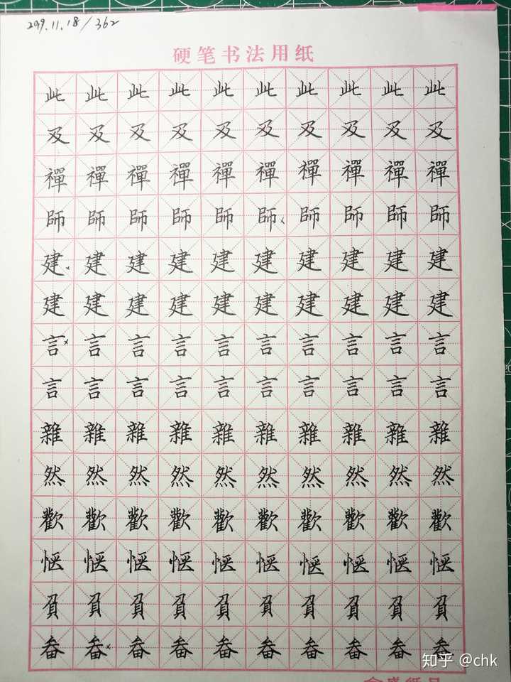 我大二 字写的特丑 想练字帖 又不知道从哪开始 怎么选择字体字帖笔纸