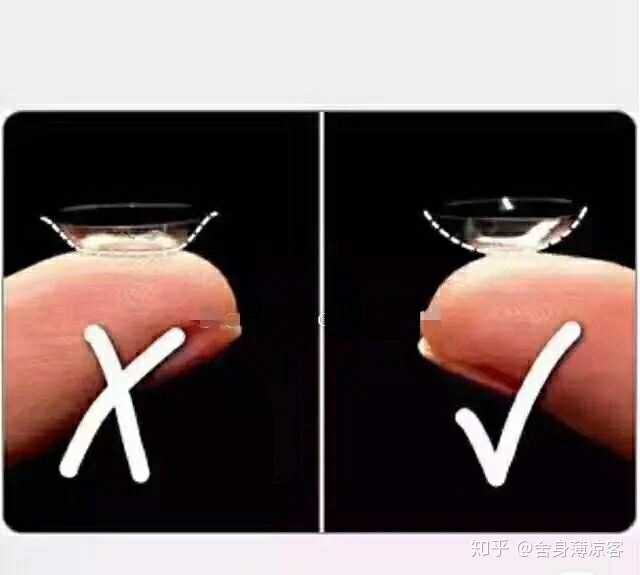 美瞳如何认正反?