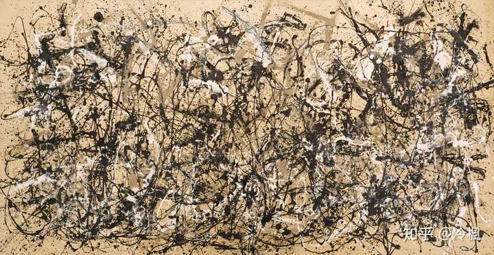 说两个人: 波洛克 (pollock) 和  twombly.