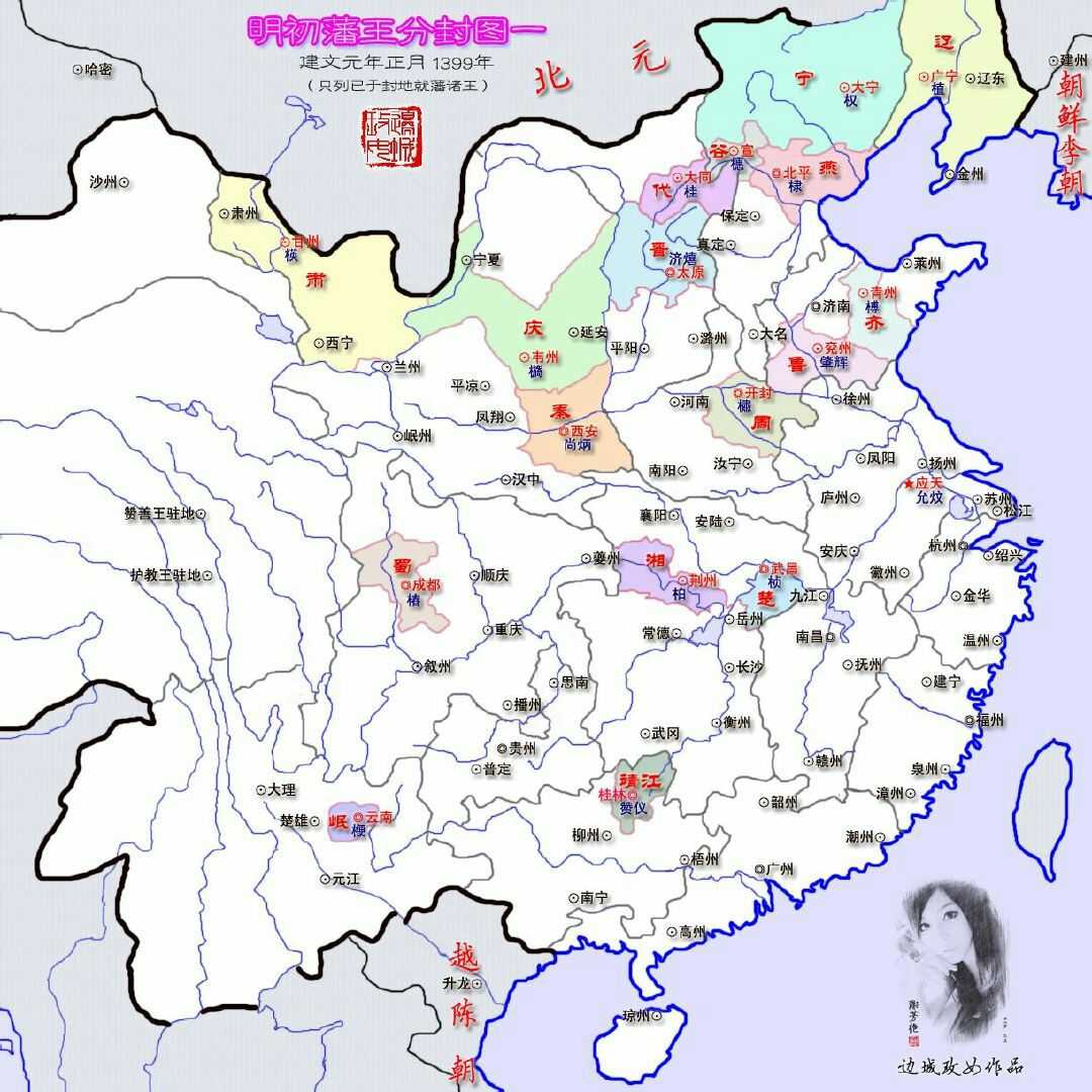 明代朱元璋有几个儿子分封于江苏境内?