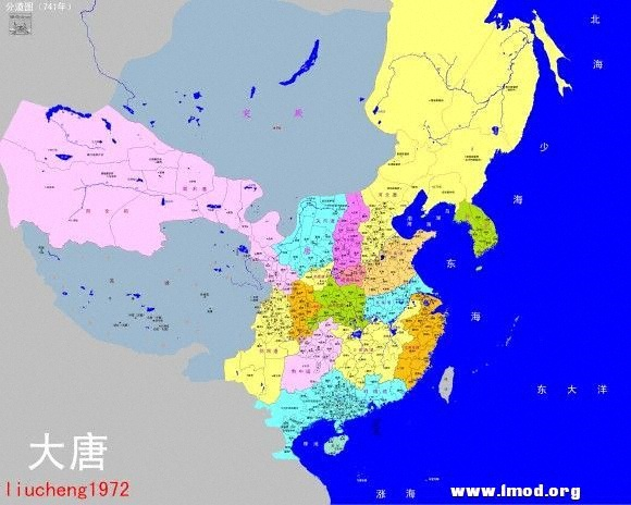 扬州为淮南道首府,历史地位变高,淮这个概念开始兴起. 五代十国