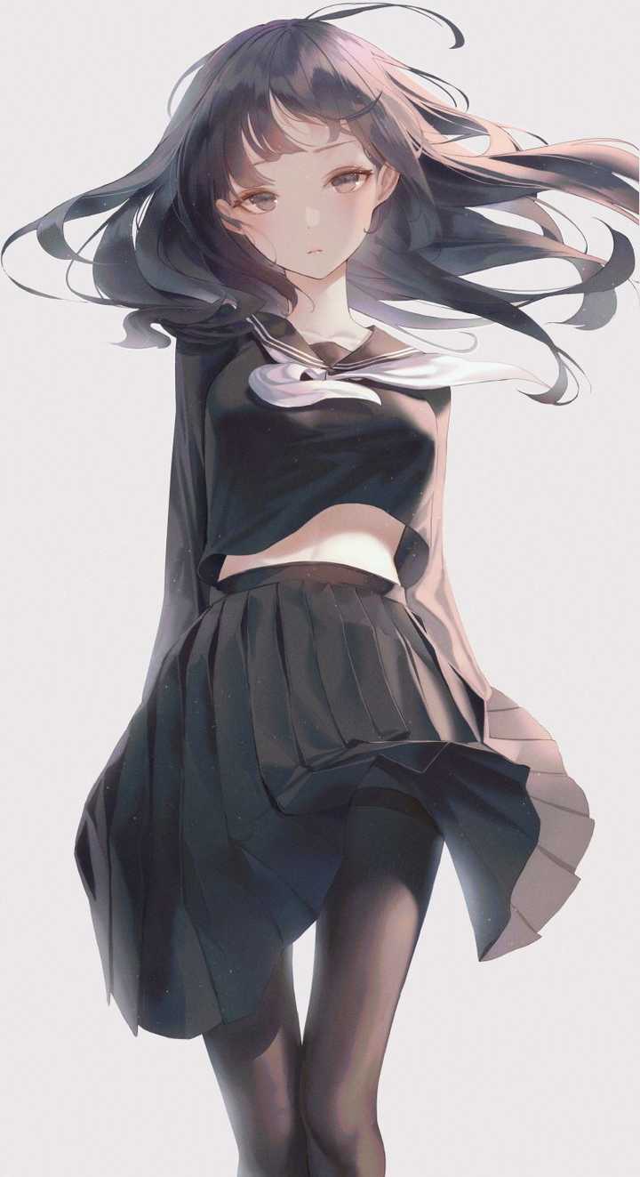 韩国画师sul的原创人物,原图是下面这样子的