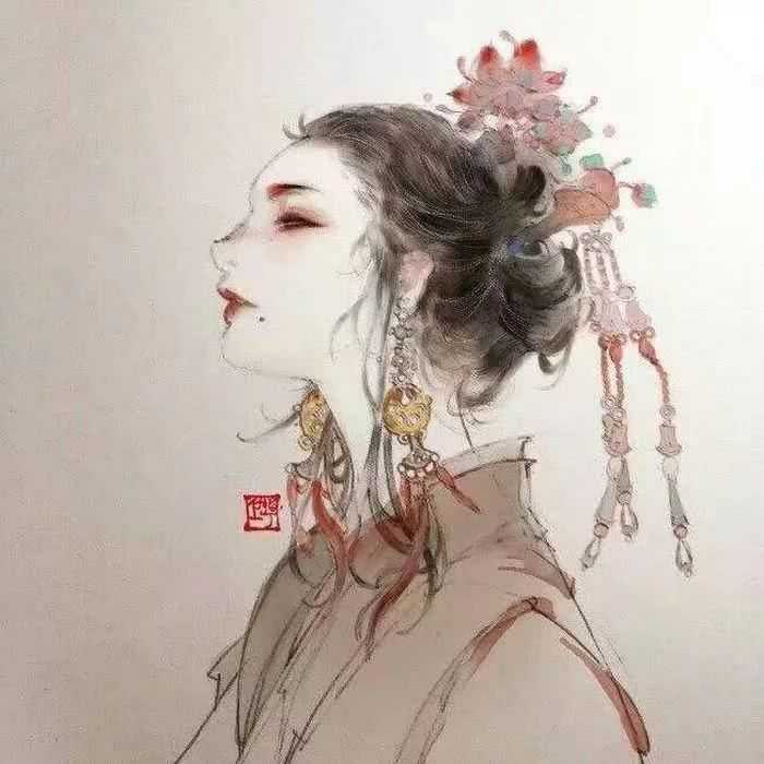 有什么好看到爆炸的古风女头像?